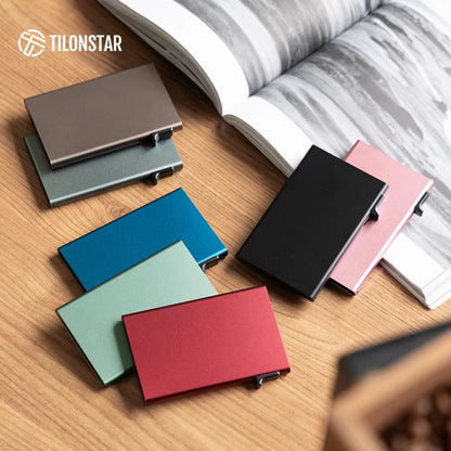 Smart Card Wallet – Slim RFID Aluminium Holder