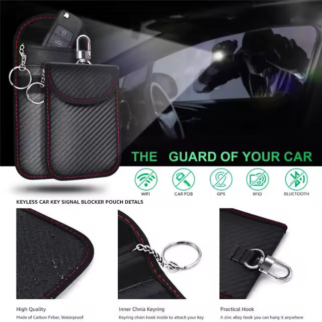 Signal Blocking Key Pouch